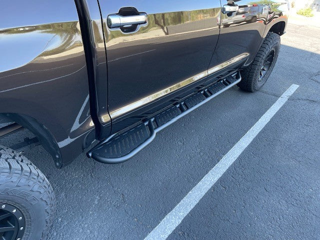 Sliders, Toyota Tundra, W/ TOP Plates, MIG Weld, Raw, 2007-21 - My Store