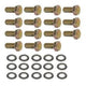 Weld Center Bolt Kit for Pro/TF (15) NAS Bolts / (30) Washers / (15) Nuts - Mammoth Racing -