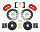 Wilwood Narrow Superlite 6R Front Hat Kit 12.88in Drill Red Honda S2000 - Mammoth Racing -
