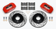 Wilwood Dpha Front Caliper & Rotor Kit Drill Red Honda / Acura w/ 262mm OE Rotor - Mammoth Racing -