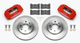 Wilwood Dpha Front Caliper & Rotor Kit Red Honda / Acura w/ 262mm OE Rotor - Mammoth Racing -