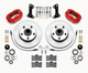 Wilwood Forged Dynalite-M Front Kit 11.00in 1 PC Rotor&Hub Red 67-69 Camaro 64-72 Nova Chevelle - My Store