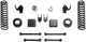Fabtech 2020 Jeep Gladiator 4WD 3in Crawler Long Arm Kit - Mammoth Racing -