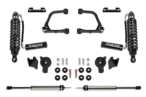 Fabtech 2022 Tundra 4WD 3in UCA Kit w/Uniballs & Fr Shk Spcrs & Rr Air Bag Spcrs & Rr Stealth Shock - Mammoth Racing -