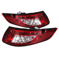 Spyder Porsche 997 05-08 LED Tail Lights Red Clear ALT-YD-P99705-LED-RC - Mammoth Racing -