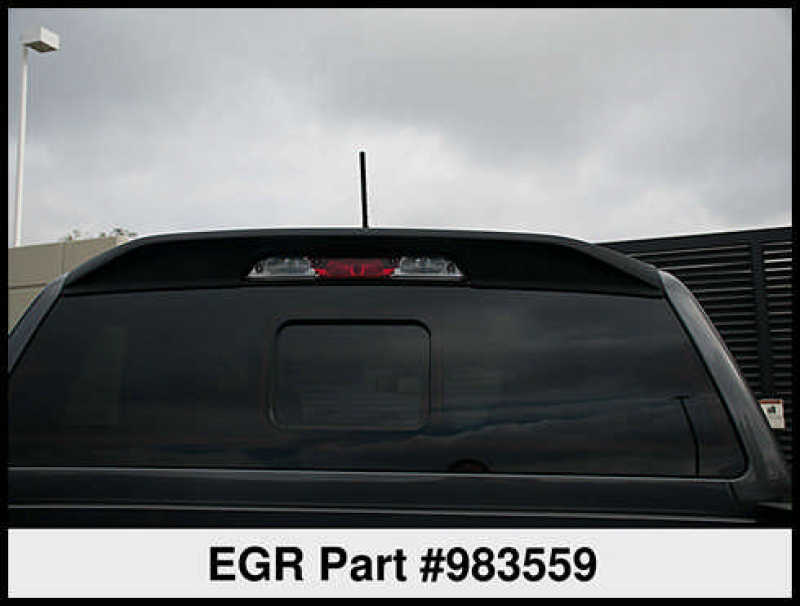EGR 19-20 Ford Ranger Super Crew Rear Cab Truck Spoiler - Matte Black - Mammoth Racing -