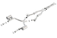 Borla 15-16 Dodge Challenger SRT 392 S-Type Catback Exhaust Single Split Rear Exit (No Tip) - Mammoth Racing -