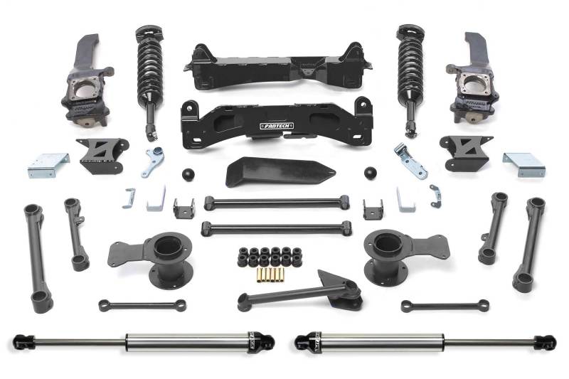 Fabtech 10-13 Toyota FJ 4WD 6in Perf Sys w/Dlss 2.5C/Os & Rr Dlss - Mammoth Racing -