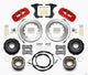 Wilwood Aero4 Rear Kit 14.00 Red 2005-2014 Mustang w/ BMR Suspn. w/Lines - My Store