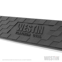 Westin 19-22 RAM 1500 Quad Cab (Excl. Classic) Platinum 4 Oval Nerf Step Bars - Blk - Mammoth Racing -