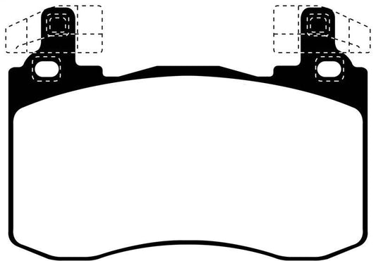 EBC 2019+ Genesis G70 2.0L Turbo (Brembo) Greenstuff Front Brake Pads