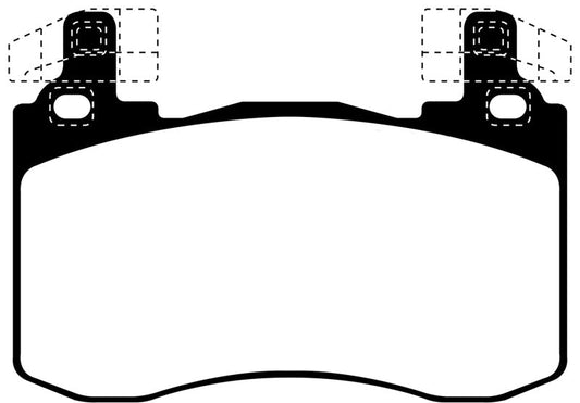 EBC 2019+ Genesis G70 2.0T (Brembo) Yellowstuff Front Brake Pads