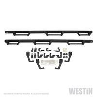 Westin/HDX 07-18 Chevrolet Silverado 2500 6.5ft Drop Wheel to Wheel Nerf Step Bars - Textured Black - Mammoth Racing -