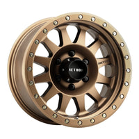 Method Mr304 Double Standard 17x8.5 0mm Offset 6x135 94mm CB Method Bronze Wheel - Mammoth Racing -