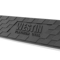 Westin 2014-2018 Chevy Silverado 1500 Dbl Cab (Body Mount) Platinum 4 Oval Nerf Step Bars - SS - Mammoth Racing -