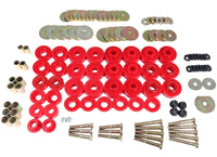 Energy Suspension 65-67 Chevrolet Biscayne/Bel Air/Caprice/Impala Body Mount Set w/ Hardware - Red - Mammoth Racing -