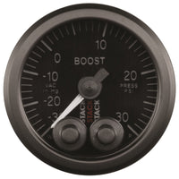Autometer Stack Instruments 52mm -30inhg To +30psi Pro Control Boost Pressure Gauge - Black - My Store