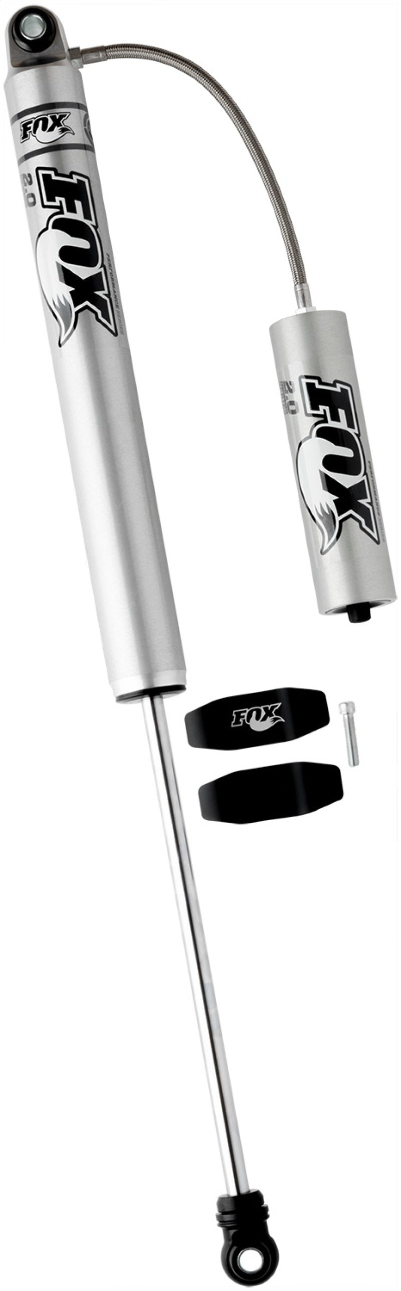 Fox 99+ Chevy HD 2.0 Performance Series 14.1in. Smooth Body Remote Res. Rear Shock / 7-10in. Lift - My Store
