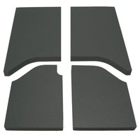 DEI 11-18 Jeep Wrangler JK 2-Door Headliner Black 4 Piece - Mammoth Racing -