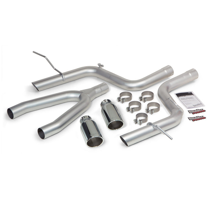 Banks Power 14 Jeep Grand Cherokee 3.0L Diesel Monster Exhaust Sys - SS Single Exhaust w/ Chrome Tip - Mammoth Racing -
