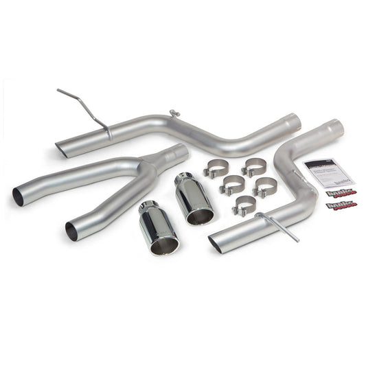 Banks Power 14 Jeep Grand Cherokee 3.0L Diesel Monster Exhaust Sys - SS Single Exhaust w/ Chrome Tip - Mammoth Racing -