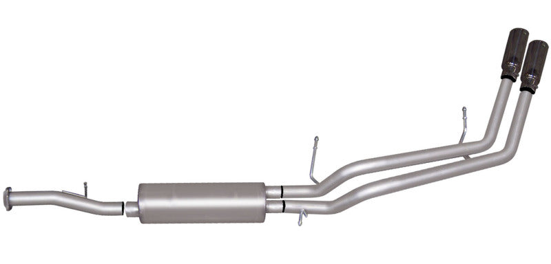 Gibson 07-12 Chevrolet Avalanche LS 5.3l 2.25in Cat-Back Dual Sport Exhaust - Aluminized - Mammoth Racing -