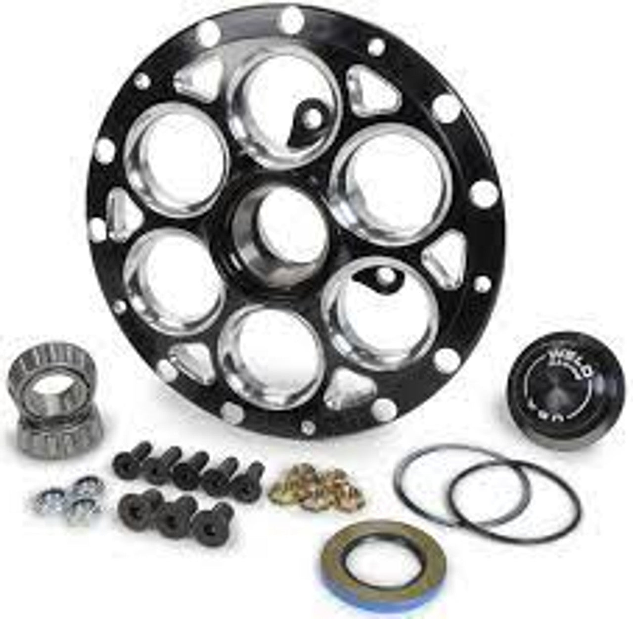 Weld Magnum Import Replacement Center Section 4X100mm (13/15in.) - Black - Mammoth Racing -