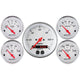 Autometer Arctic White 3-3/8in Electric Speedometer with 2-1/16in Volt/Water/Oil/Fuel - My Store