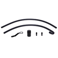 Mishimoto 07-10 BMW N54 Baffled Oil Catch Can Kit - Black (CCV Side) - Mammoth Racing -