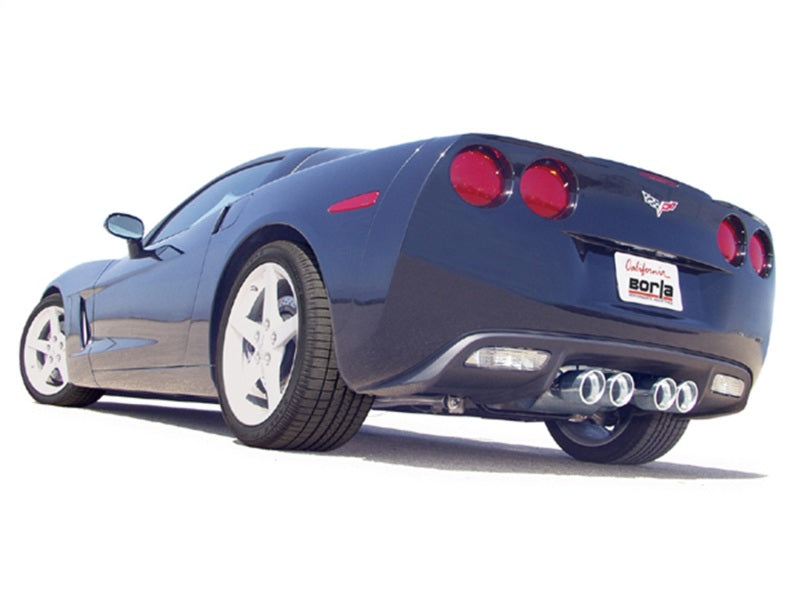 Borla 05-08 Chevrolet Corvette Coupe/Convertible 2dr 6.2L 8cyl AT/MT 6spd ATAK SS Catback Exhaust - My Store