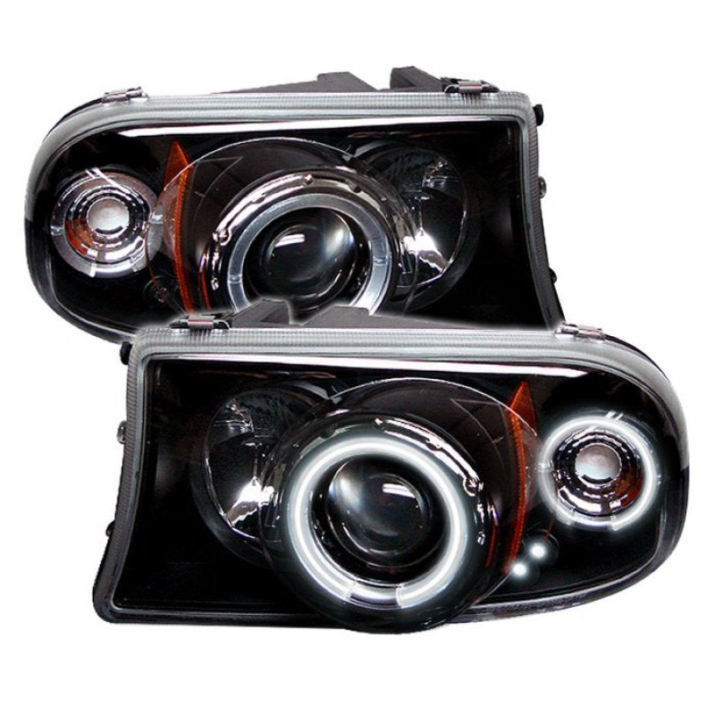 Spyder Dodge Dakota 97-04/Durango 98-03 1PC Projector Headlights LED Halo LED Chrm PRO-YD-DDAK97-C - Mammoth Racing -