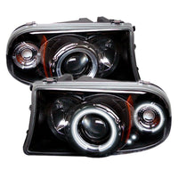 Spyder Dodge Dakota 97-04 1PC Projector Headlights CCFL Halo LED Blk PRO-YD-DDAK97-CCFL-BK - Mammoth Racing -