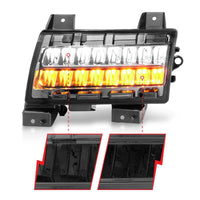 ANZO 2018-2021 Jeep Wrangler LED Side Markers Chrome Housing Smoke Lens w/ Seq. Signal Sport Bulb - My Store