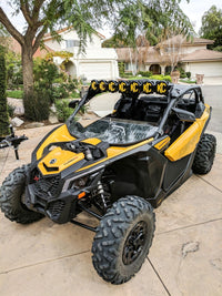 KC HiLiTES Can-Am X3 45in. Pro6 Gravity LED 7-Light 140w Combo Beam Overhead Light Bar System - Mammoth Racing -
