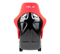 NRG FRP Bucket Seat (Red Cloth) - Large - My Store