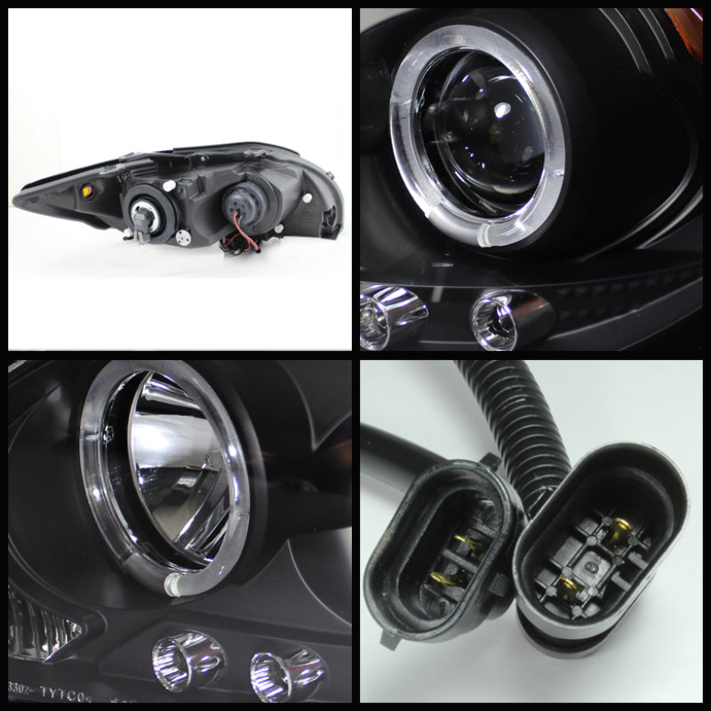 Spyder Scion TC 08-10 Projector Headlights LED Halo -Replaceable LEDs Blk PRO-YD-TTC08-HL-BK - Mammoth Racing -