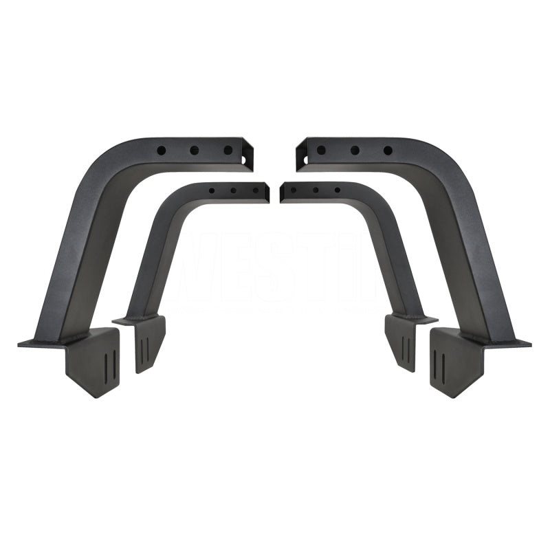 Westin 05-21 Toyota Tacoma Overland Cargo Rack Base - Textured Black - Mammoth Racing -