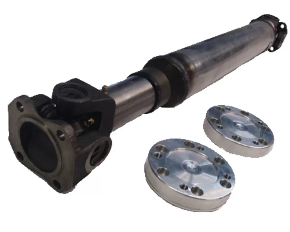 DriveShaft Shop 86-92 BMW E30 5-Speed 1-Piece Chromoly Driveshaft - w/ Front CV - Mammoth Racing -