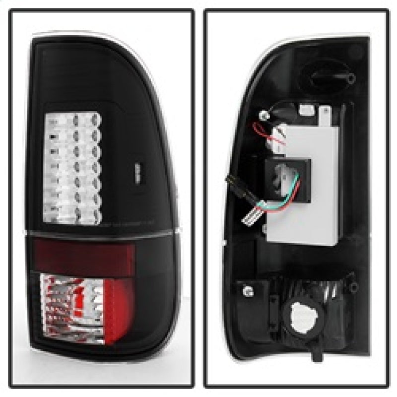 Spyder Ford F150 Styleside 97-03/F250 Version 2 LED Tail Lights Blk ALT-YD-FF15097-LED-G2-BK - Mammoth Racing -