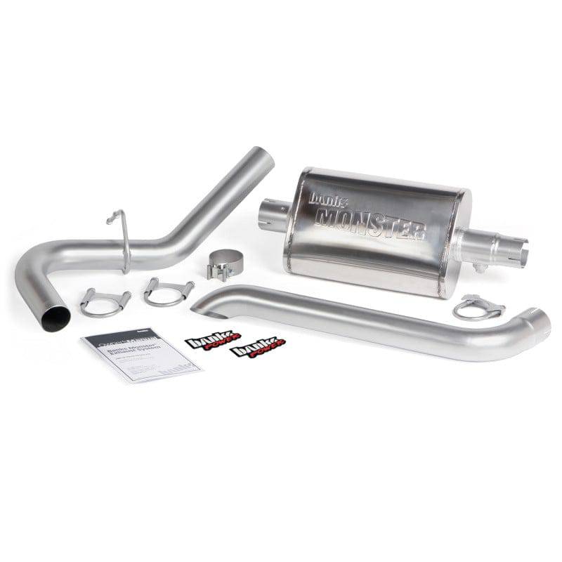 Banks Power 87-01 Jeep 4.0L Cherokee Monster Exhaust System - Mammoth Racing -