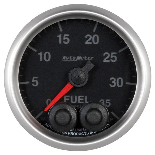 Autometer Elite 2-1/16in 0-35 PSI Fuel Pressure Stepper Motor w/ Peak & Warn - My Store