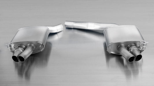 Remus 2012 Audi RS4 Avant Quattro (B8) 4.2L (Cfs) Race Axle Back Exhaust - Mammoth Racing -