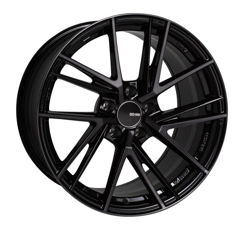 Enkei TD5 18x8.0 5x112 45mm Offset 72.6mm Bore Pearl Black Wheel - Mammoth Racing -