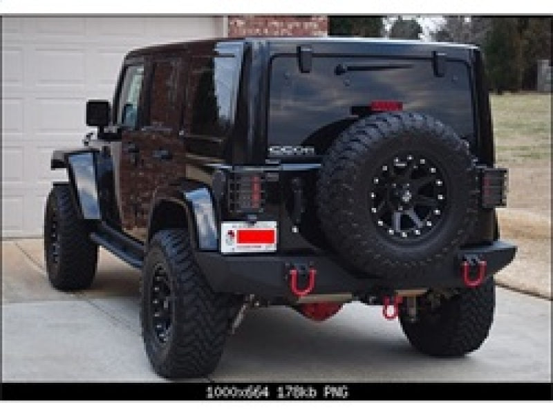 Spyder Jeep Wrangler 07-15 LED Tail Lights Smoke ALT-YD-JWA07-LED-SM - Mammoth Racing -