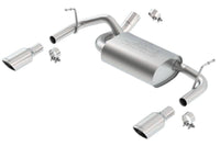 Borla 12-16 Jeep Wrangler 3.6L AT/MT 4WD Single Split Rr Exit Touring Exhaust (rear section only) - Mammoth Racing -