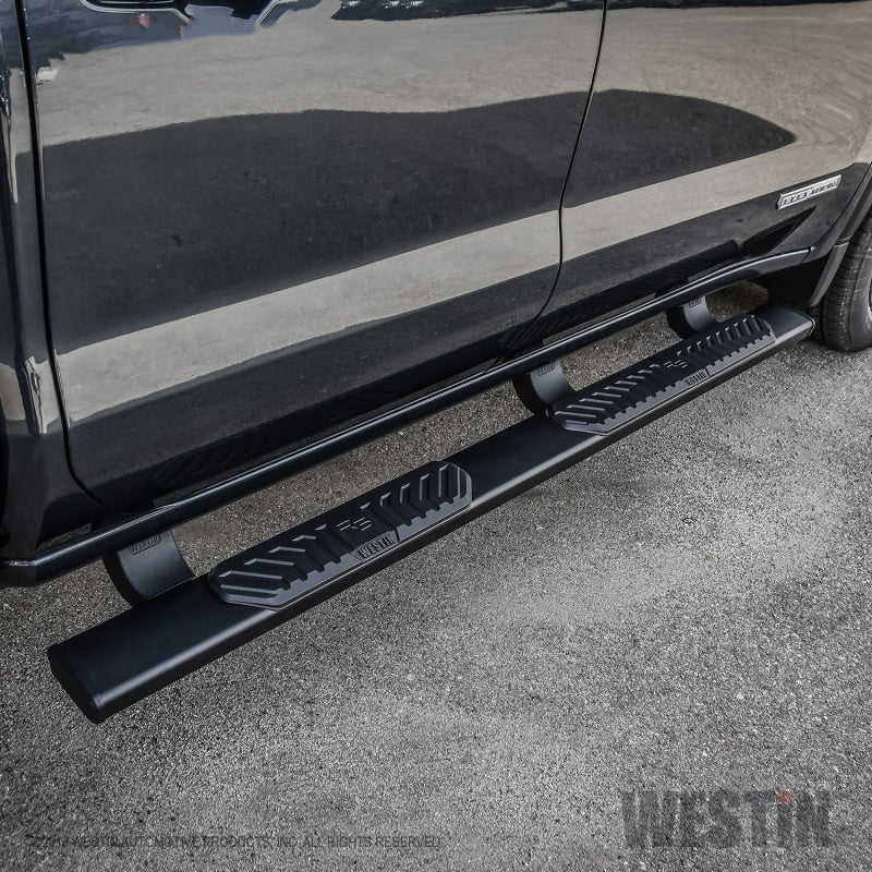 Westin 19-22 Chevrolet Silverado 1500 DC R5 Nerf Step Bars - Blk - Mammoth Racing -