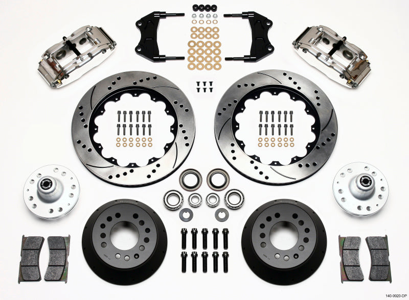 Wilwood Narrow Superlite 6R Front Hub Kit 14.00in Drill Pol WWE ProSpindle - My Store