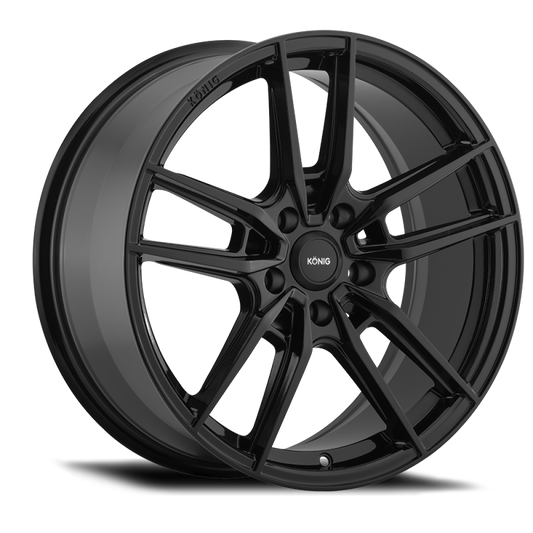 Konig Myth 18x8 5x120 Et35 Gloss Black - Mammoth Racing -