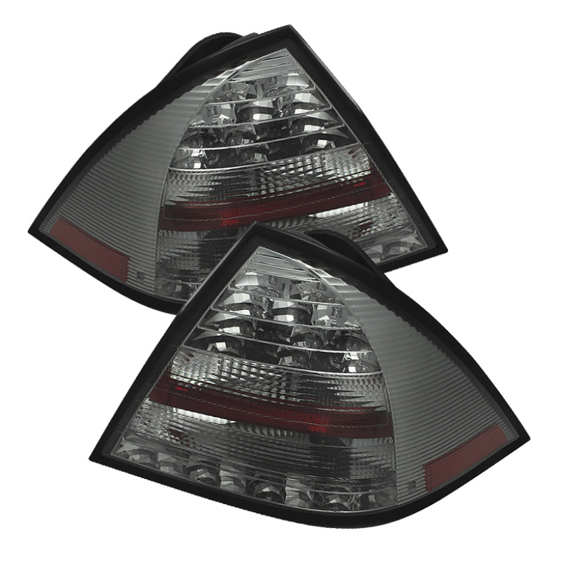 Spyder Mercedes Benz W203 C-Class 05-07 4DR Sedan LED Tail Lights Smoke ALT-YD-MBZC05-LED-SM - Mammoth Racing -