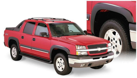 Bushwacker 03-06 Chevy Avalanche 1500 OE Style Flares 4pc w/out Body Hardware - Black - Mammoth Racing -